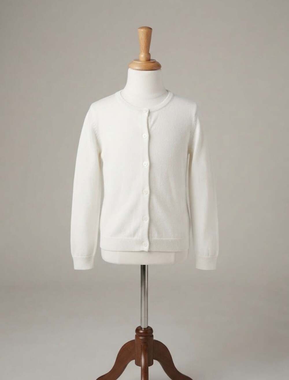 Hanna Andersson Cotton Cardigan Size 14-16 White